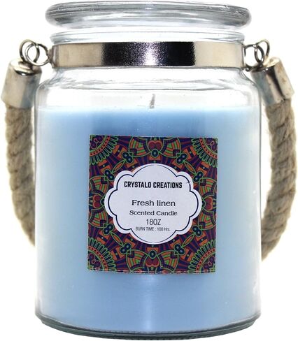 Creations Patchouli Scented Candle with Rope Handle, 18 Ounce in Saudi Arabia