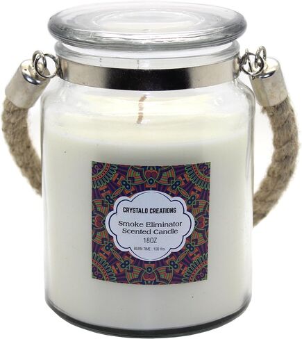 Creations Patchouli Scented Candle with Rope Handle, 18 Ounce in Saudi Arabia