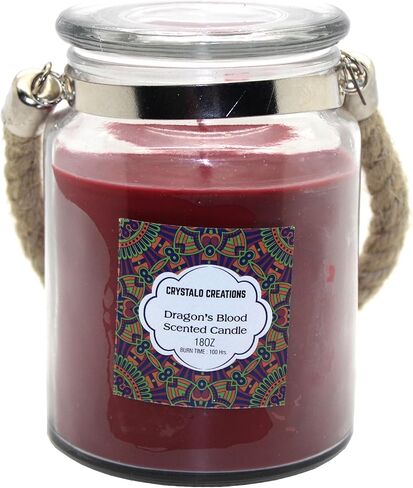 Creations Patchouli Scented Candle with Rope Handle, 18 Ounce in Saudi Arabia