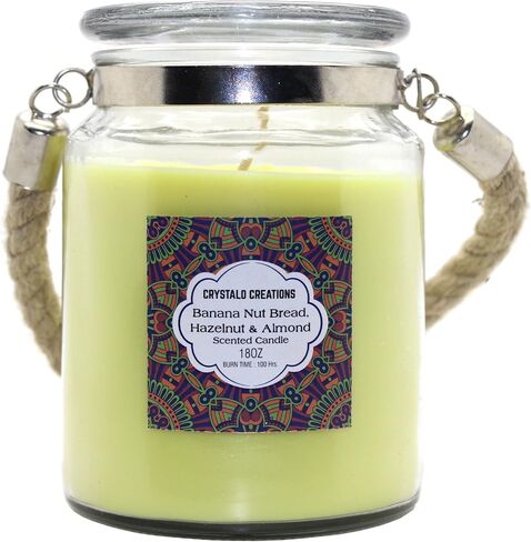 Creations Patchouli Scented Candle with Rope Handle, 18 Ounce in Saudi Arabia