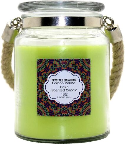 Creations Patchouli Scented Candle with Rope Handle, 18 Ounce in Saudi Arabia