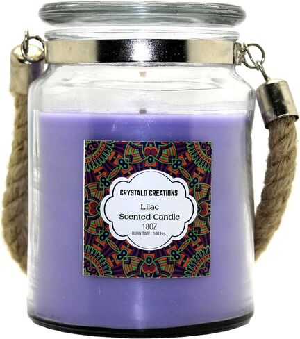 Creations Patchouli Scented Candle with Rope Handle, 18 Ounce in Saudi Arabia