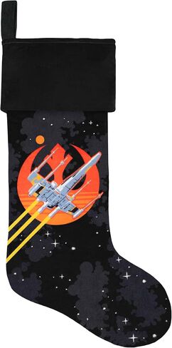 Hallmark Keepsake Christmas Ornament and Stocking Hanger, Star Wars: A New Hope Luke Skywalker's X-Wing Starfighter with Light and Sound, Gifts for Star Wars Fans in Saudi Arabia