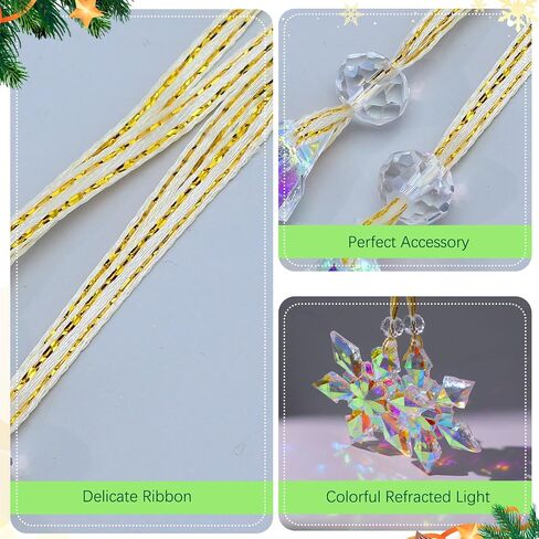 Leyndo 24 Pcs Winter Hanging Snowflake Ornaments Iridescent Crystal Snowflake Ceiling Hanging Acrylic Snowflake Suncatchers Crafts for Winter Snow Theme Party Decorations,4 Style in Saudi Arabia