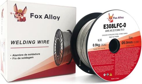 بكرة سلك لحام بقلب متدفق من الفولاذ المقاوم للصدأ E308LFC-O 0.030 بوصة 2 رطل سلك لحام منخفض الترشيش (E308LFC-O 0.035 بوصة 2LB) in Saudi Arabia