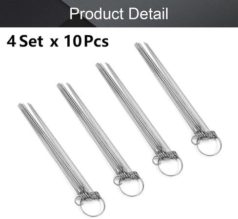 Utoolmart 4 مجموعة منظف أطراف اللحام، منظف فوهة الغاز لحام اللحام، قطع الشعلة، إبرة التنظيف in Saudi Arabia
