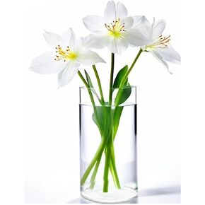 Plastic Cylinder Vase Clear Flower - 3Pcs Eylkoi Acrylic Hurricane Vases Round Glass Vases Pot Container for Display Tulips Wide Wedding Party, Table, Centerpieces, Home, Shatter-Proof, 8,10,12'' (H)