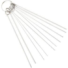 Utoolmart 4 Set Welding Tip Cleaner, Nozzle Cleaner Gas Welding Brazing Cutting Torch Tip Cleaner Needle