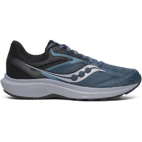 Saucony Men's Cohesion 17 Sneaker, Dusk/Black, 13 Wide