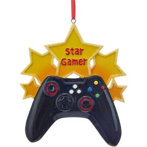 Star Gamer Ornament W8364 New