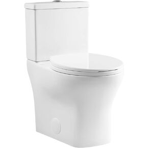 Swiss Madison Well Made Forever SM-2T257 Two Piece Toilet, Glossy White