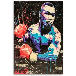EMH Alec-Monopolys Boxing Tyson Poster Decorative Painting Canvas Wall Art Living Room Posters Bedroom Painting 12x18inch(30x45cm)