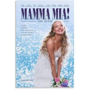 BRRF Mamma Mia! 2008 Movie Poster Poster Decorative Painting Canvas Wall Art Living Room Posters Bedroom Painting 12x18inch(30x45cm)