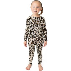 Posh Peanut Baby Pajamas Set - Soft Viscose from Bamboo Kids Two Piece PJ - Easy Care Toddler Sleepers Little Girl Clothes (3-4 Years)