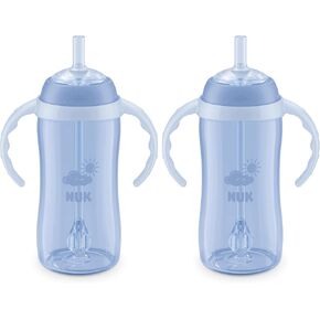 NUK Mini Me Flip Straw Toddler Water Bottle