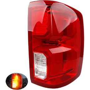 Full LED Taillights, Compatible with 2019-2023 GMC Sierra 1500 2500HD 3500HD, Replace 86820474 84968741 Led Driving Reverse Brake Turn Signal Lighting Rear Right Passenger Side Tail Lights Assembly