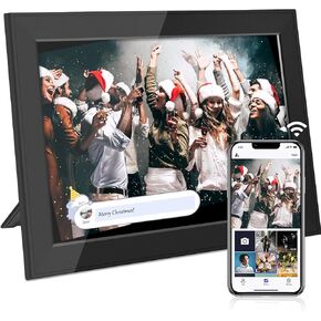 10.1 Inch WiFi Digital Picture Frame, 1280x800 HD IPS Touch Screen Photo Frame Electronic, Auto-Rotate, Share Photos/Videos Instantly via Uhale Free App from Anywhere