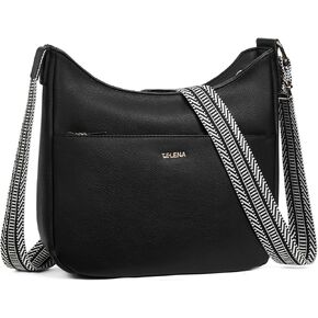 Telena Crossbody Bags for Women Trendy Vegan Leather Cross Body Purse Shoulder Bag Hobo Bucket Bag Large Capacity
