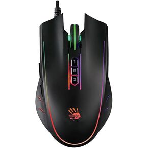 Bloody P81s Optical Gaming Mouse with Light Strike (LK) Switch & Scroll, Max 8000 CPI, 2000Hz Report Rate, 256K Onboard Memory, Fully Programmable with Advanced Preset Macros (Starlight)