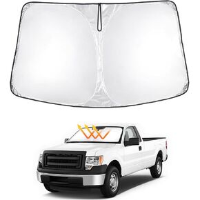 T TGBROS Custom Fit for Side Window Front Seat Sunshade 2015-2022 Ford Transit Van(for Mid/High Roof) Sun Shield Blocks UV Rays Keeps Your Vehicle Cool Black 2PCS