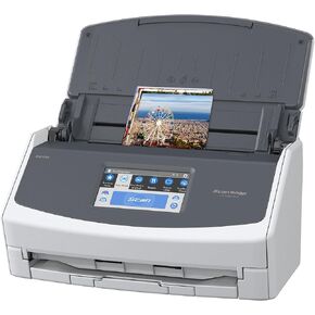 ScanSnap iX1600 Chromebook Edition Wireless Color Duplex Document Scanner, ChromeOS Compatible, Black
