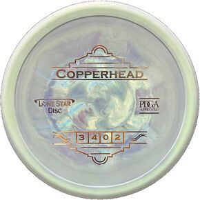 Lone Star Disc Victor II Copperhead | Slightly Overstable Disc Golf Approach Disc | Floats in Water | Great Driving Putter | Colors May Vary