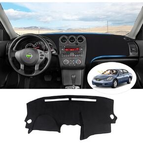 غطاء Cartist Dash مناسب خصيصًا لسيارة Honda Civic Coupe Sedan/Hatchback 2016-2021 ملحقات غطاء لوحة القيادة حصيرة مضادة للانزلاق وسادة سجاد مضادة للوهج (غير مناسب 2022 Civic)