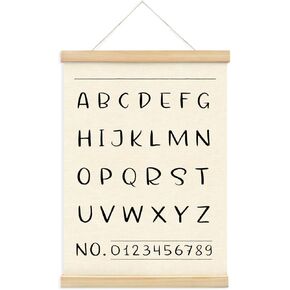 PLKMN Kids Playroom Wall Decor, This is Where the Fun Stuff Happens Wall Art with Wooden Poster Hanger, Boho Playroom Decor for Kids, Kids Room Play Room Wall Art Decor, Nursery Wall Decor, 12x16 Inch
