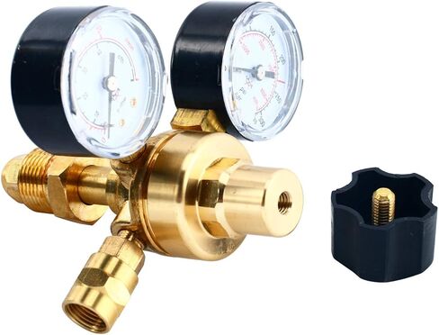 منظمي ثاني أكسيد الكربون من YaeTek منظم لحام الغاز CGA580 Mig Tig Weld 0-4500PSI / 0-10BAR in Kuwait