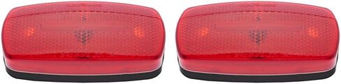 Optronics MC32RBBP Red/Black Rectangular Reflector Clearance Marker Light in Saudi Arabia