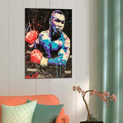 EMH Alec-Monopolys Boxing Tyson Poster Decorative Painting Canvas Wall Art Living Room Posters Bedroom Painting 12x18inch(30x45cm) in Saudi Arabia