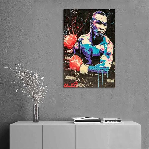 EMH Alec-Monopolys Boxing Tyson Poster Decorative Painting Canvas Wall Art Living Room Posters Bedroom Painting 12x18inch(30x45cm) in Saudi Arabia
