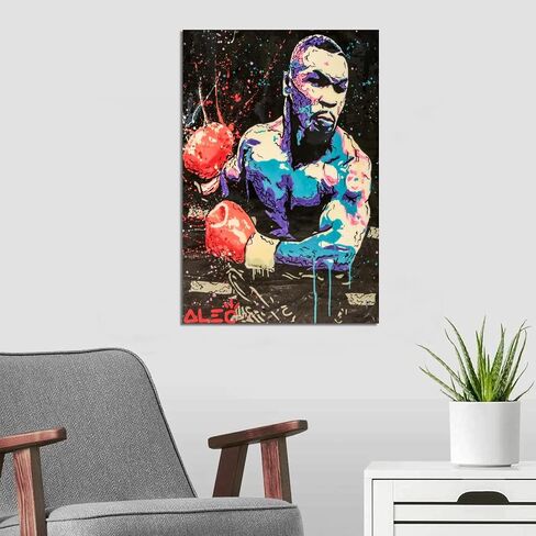 EMH Alec-Monopolys Boxing Tyson Poster Decorative Painting Canvas Wall Art Living Room Posters Bedroom Painting 12x18inch(30x45cm) in Saudi Arabia