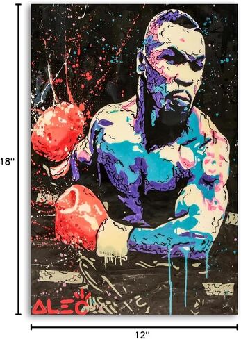 EMH Alec-Monopolys Boxing Tyson Poster Decorative Painting Canvas Wall Art Living Room Posters Bedroom Painting 12x18inch(30x45cm) in Saudi Arabia