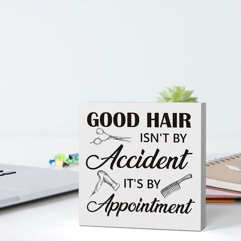 Funny Hairstylist Gifts for Women men Appreciation Gifts for Hairstylist Salon Decor for Hair Stylist Hairstylist Gift ideas I Can't Fix Stupid But I Can Fix Your Hair Sign 5 X 5 Inch in Kuwait
