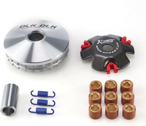 49cc Scooter Variator Kits with 6.5g Roller Weights Front Clutch Drive Pulley for GY6 50cc 60cc 80cc 100cc 139QMA 139QMB Jonway Scooter Moped Scooter ATV in Kuwait