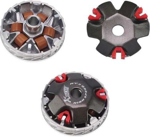 49cc Scooter Variator Kits with 6.5g Roller Weights Front Clutch Drive Pulley for GY6 50cc 60cc 80cc 100cc 139QMA 139QMB Jonway Scooter Moped Scooter ATV in Kuwait