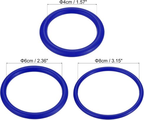 PATIKIL Carnival Ring-Toss Rings Kit Set Plastic Hoops for Outdoor Party Favor Game Booth in Saudi Arabia