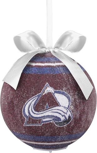 FOCO NHL Unisex-Adult NHL Team Logo LED Shatterproof Holiday Tree Ball Ornament in Saudi Arabia