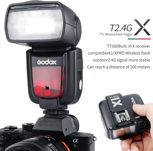Godox Two TT600 HSS 2.4G Wireless Flash Speedlites & X2T-C Trigger Kit لكاميرات كانون in Saudi Arabia