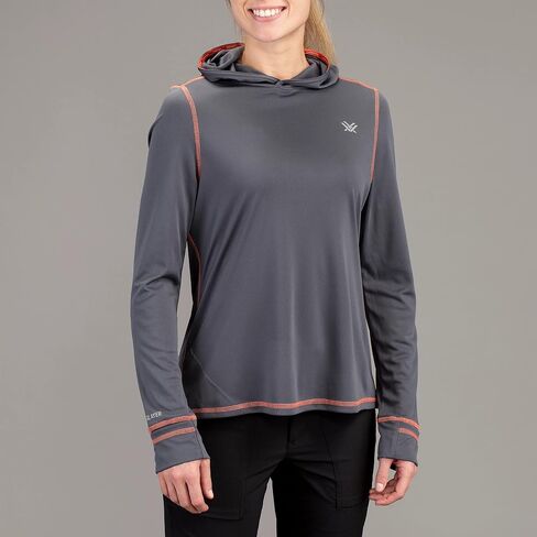 Vortex Women's Slayer Moisture-wicking 50+ UPF Sun-protective High-performance Polyester Hoodie in Saudi Arabia