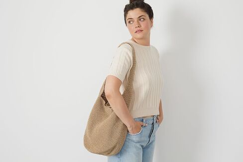 The Sak 120 Large Hobo Bag - Premium Leather Women's Handbag for Everyday & Travel - Designer Purse With Shoulder Bag Strap, Magnetic Closure and Pockets - Maritime Seminyak in Saudi Arabia