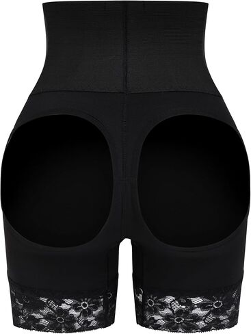 Avidlove Shapewear for Women Tummy Control High Waisted Body Shaper Short Butt Lifting Panties Girdle Thigh Slimmer Butt Lifter Shapewear (Black+Champagne) in Saudi Arabia