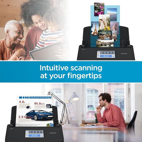 ScanSnap iX1600 Chromebook Edition Wireless Color Duplex Document Scanner, ChromeOS Compatible, Black in Saudi Arabia