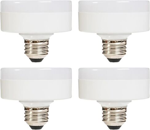 SLEEKLIGHTING E26 11W LED Puck Light Bulb Dimmable 2700K Warm White, 800lm, UL Listed - (4 Pack) in Kuwait