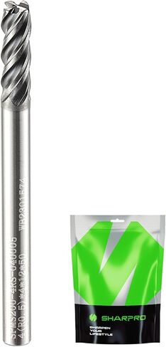 Carbide Corner Radius End Mill 4 Flute 6mm Shank 6mm Cutting Dia.（R0.5mm) Metric CNC Mill Bits for Metal - Alloy Steel, Stainless Steel, Cast Iron and Aluminum Cutting AlCrN Coated in Saudi Arabia