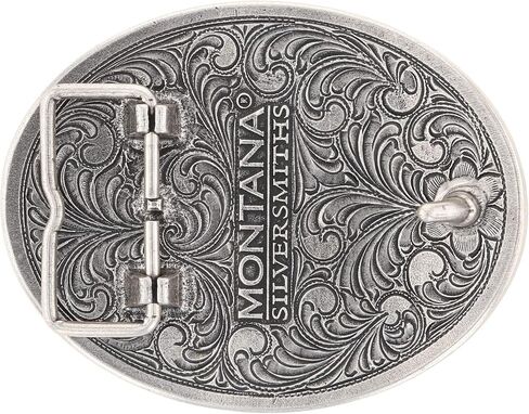 Montana Silversmiths Unisex Ride The Storm Attitude Buckle Silver One Size in Saudi Arabia