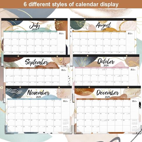 2025 Calendar - Desk Calendar 2025, JAN.2025 - DEC.2025, 12 Months Large Desk Calendar 17" x 12", Calendar 2025 with Corner Protectors, Large Ruled Blocks, Thick Paper, To-do List & Notes, Best Calendar for Planning in Saudi Arabia