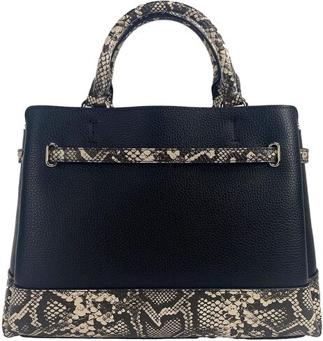 MICHAEL KORS Large Belted Satchel with Crossbody Strap (denim) in Saudi Arabia