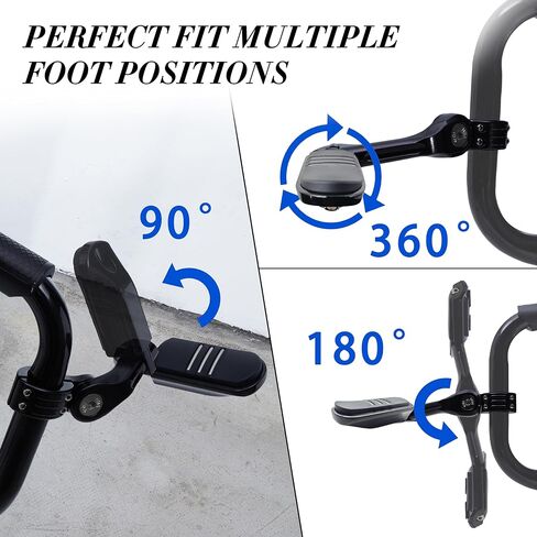 Passenger Mini Footboard, Passenger Footpegs W/Mount Kit for Harley Touring 1993-2024 CVO Street Glide Electra Glide Road Glide Road King Ultra Classic Ultra Limited Revival FLHT,Black in Saudi Arabia